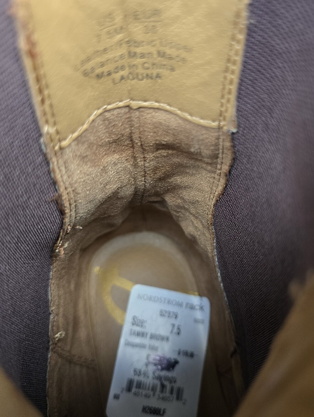 Sam Edelman Laguna Urban Utility Minimalist Platform Lug Sole Chelsea Boots 7.5M - Picture 13 of 16